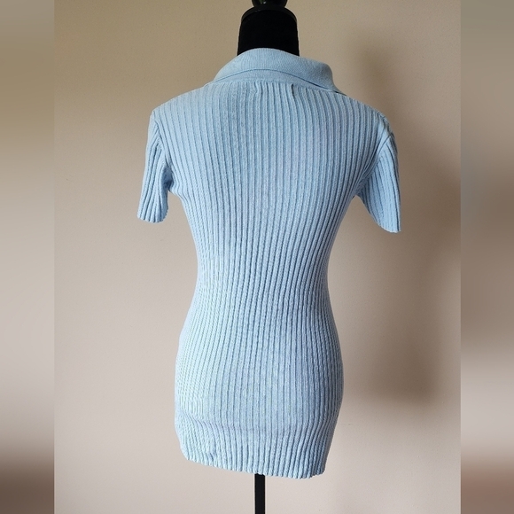 Urban Outfitters Blue Button-Down Polo Dress Size M. - Picture 2 of 6
